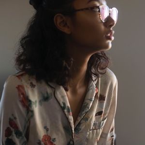 Zara basic printed pajama top